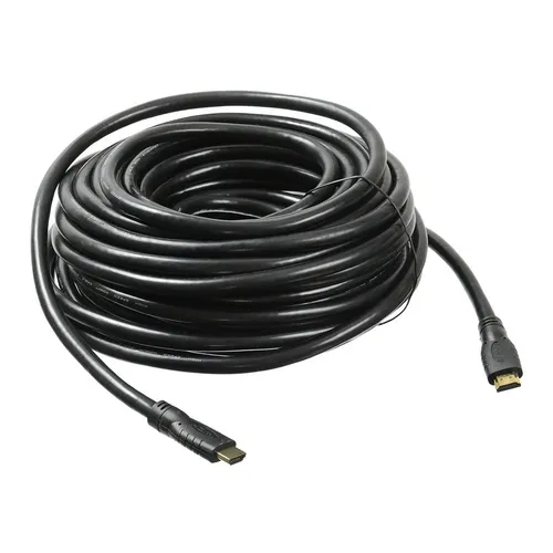 Кабель аудио-видео Buro HDMI 2.0, HDMI (m) - HDMI (m), ver 2.0, 20м, GOLD, черный [bhp hdmi 2.0-20]