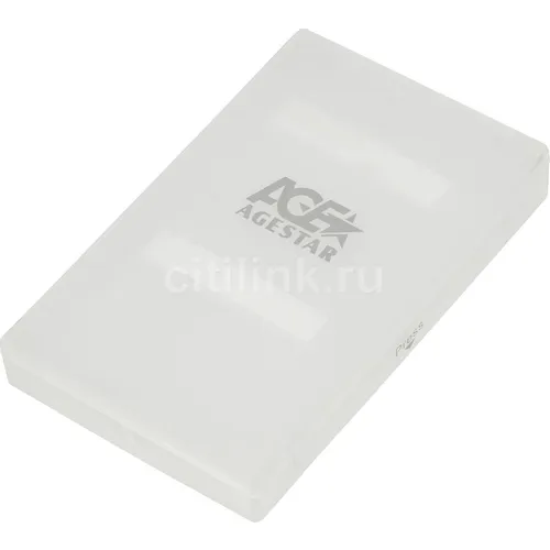Внешний корпус для HDD/SSD AgeStar SUBCP1, белый