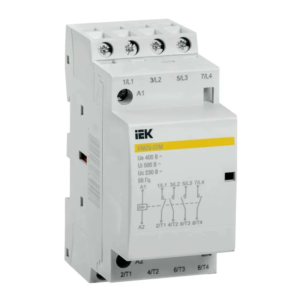 Контактор модульный IEK КМ20-22М MKK11-20-22
