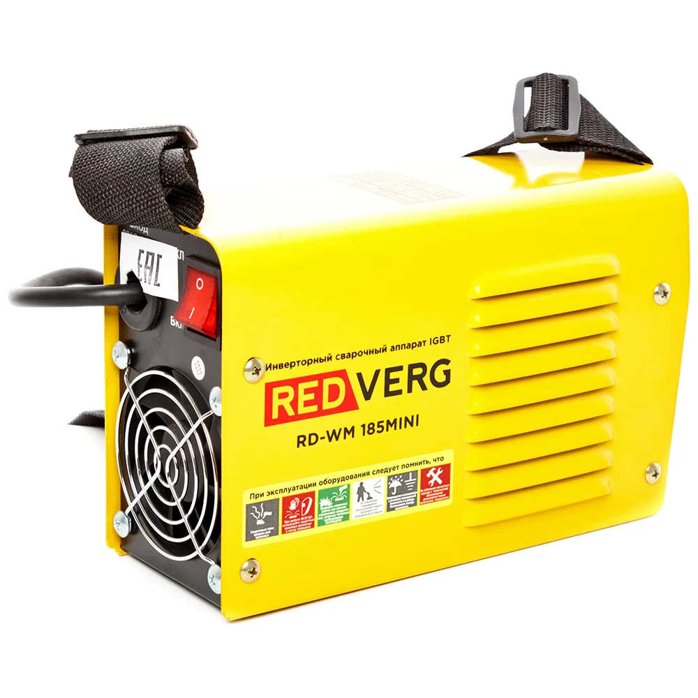 Бестрансформаторный сварочный аппарат REDVERG RD-WM 185MINI 6625010