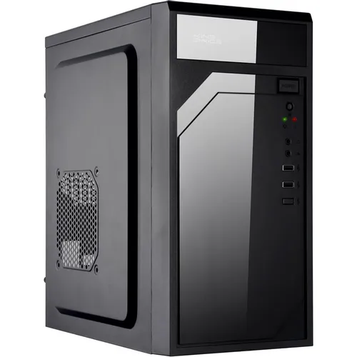Корпус mATX KINGPRICE KPCC-MN208, Mini-Tower, без БП, черный