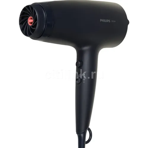 Фен Philips BHD360/20, 2100Вт, черный