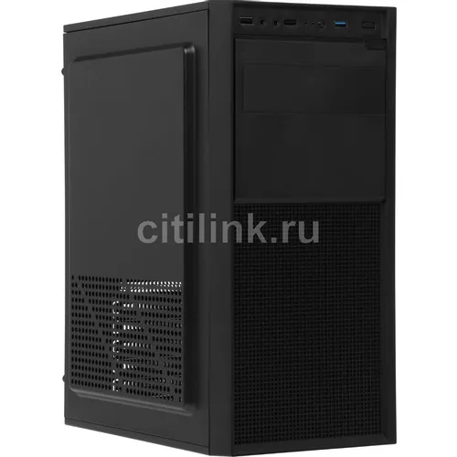 Корпус ATX Accord ACC A-300, Midi-Tower, без БП, черный