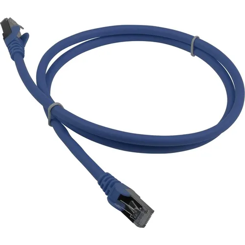 Патч-корд LanMaster вилка RJ-45, вилка RJ-45, кат.6A, LSZH, 0.5м, синий [lan-pc45/s6a-0.5-bl]