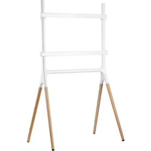 Подставка для телевизора Cactus CS-ST1247WTBCH, 49-70", напольный, белый/береза