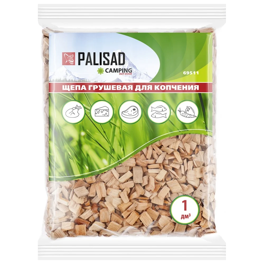 Грушевая щепа для копчения PALISAD Camping 69511