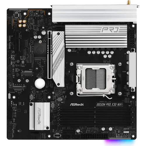 Материнская плата ASRock B650M PRO X3D, Socket AM5, AMD B650, mATX, Ret