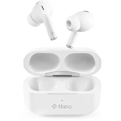 Наушники TTEC AirBeat Pro Lite, Bluetooth, внутриканальные, белый [2km155b]