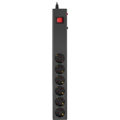 Сетевой фильтр Buro 600SE-3-B, 3м, черный
