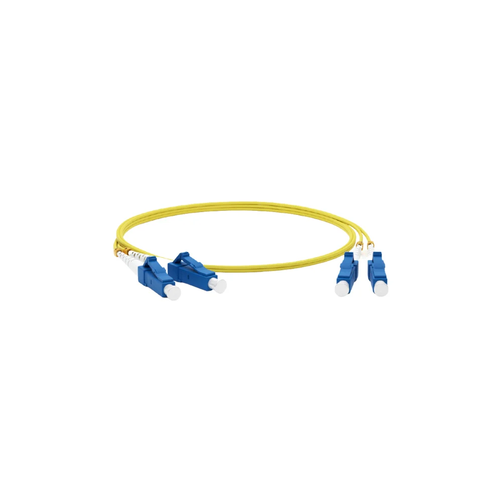 Волоконно-оптический шнур Hyperline FC-D2-9-LC/UR-LC/UR-H-20M-LSZH-YL 47903