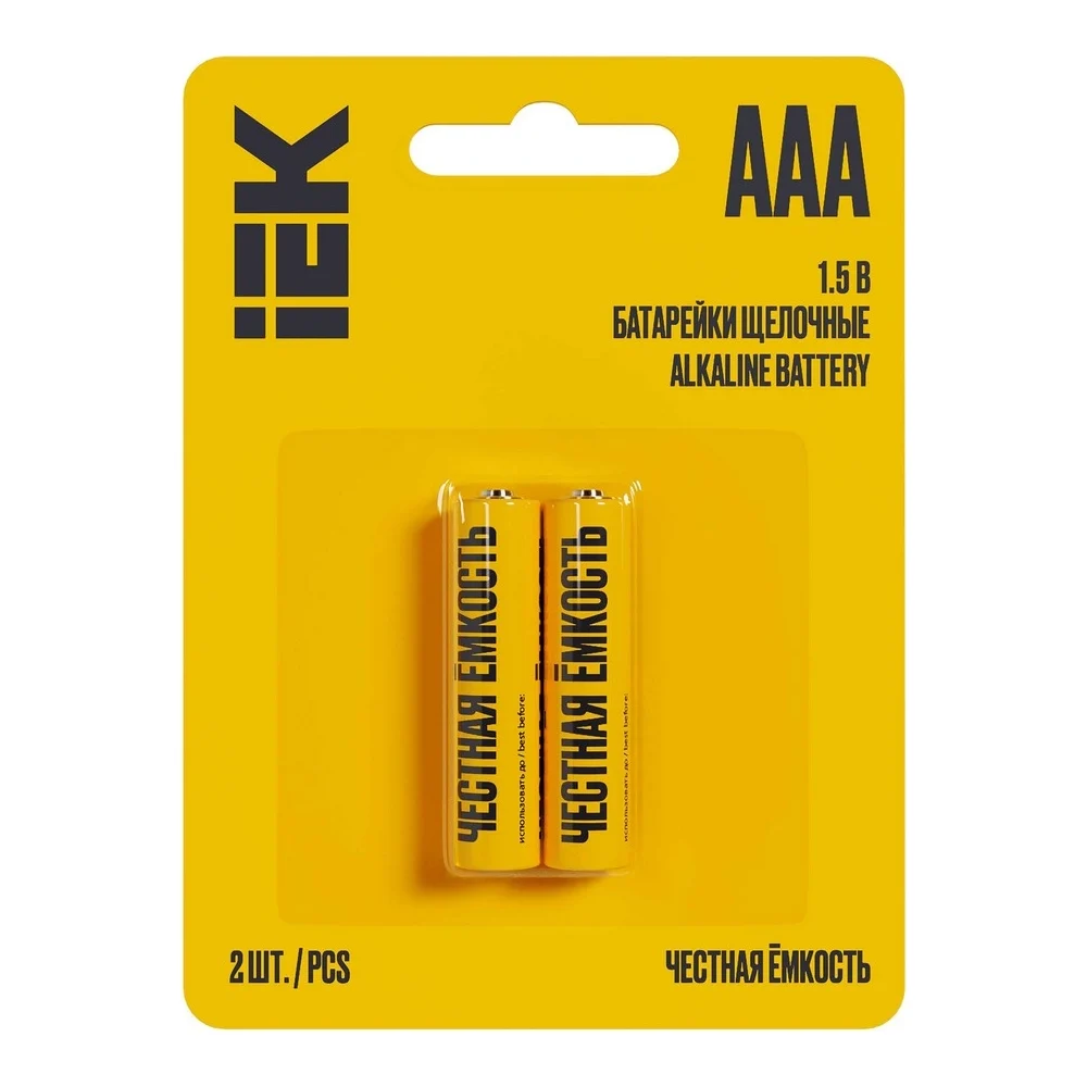 Щелочная батарейка IEK alkaline ABT-LR03-OP-L02