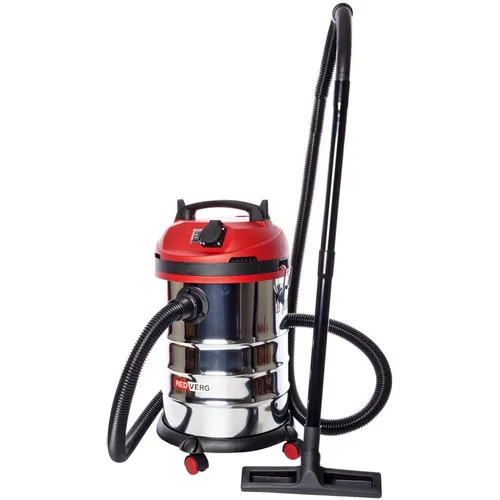 Строительный пылесос REDVERG RD-VC1200S-30S, черный