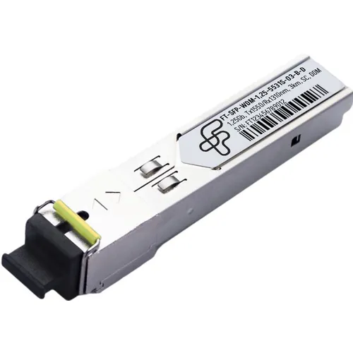 Трансивер Future Technologies FT-SFP-WDM-1,25-5531S-03-B-D оптич. SFP WDM SM 1Гбит/с Tx:1550нм Rx:13