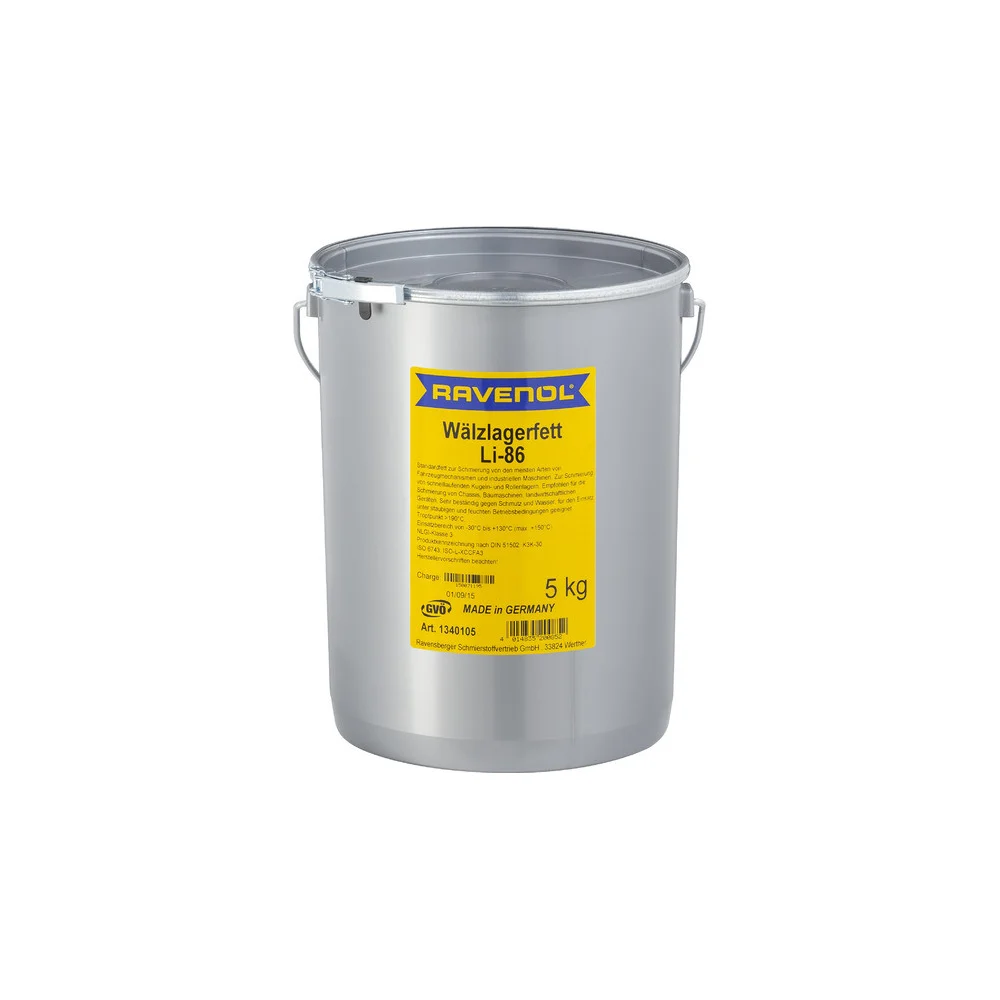 Смазка RAVENOL Waelzlagerfett LI-86, 5 кг 1340105-005-03-000