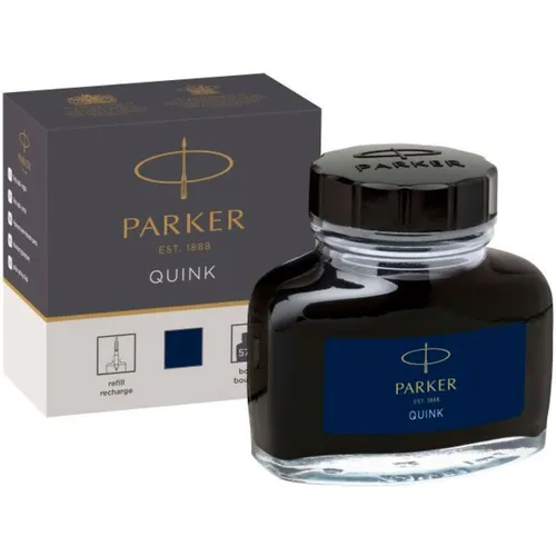 Флакон с чернилами Parker Quink Z13 цвет чернил: черный/синий, для ручек перьевых [1950378]