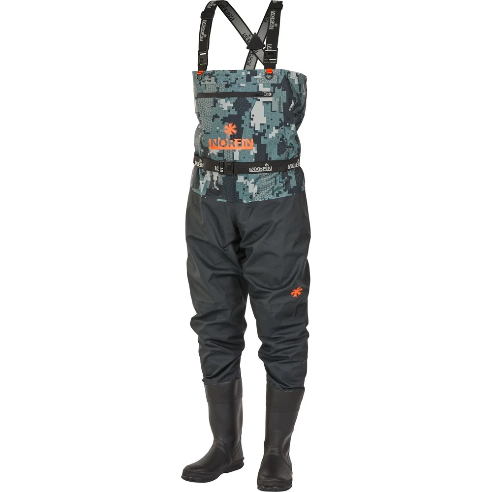Забродный полукомбинезон Norfin PILOT CAMO BOOTFOOT 83400-42-M