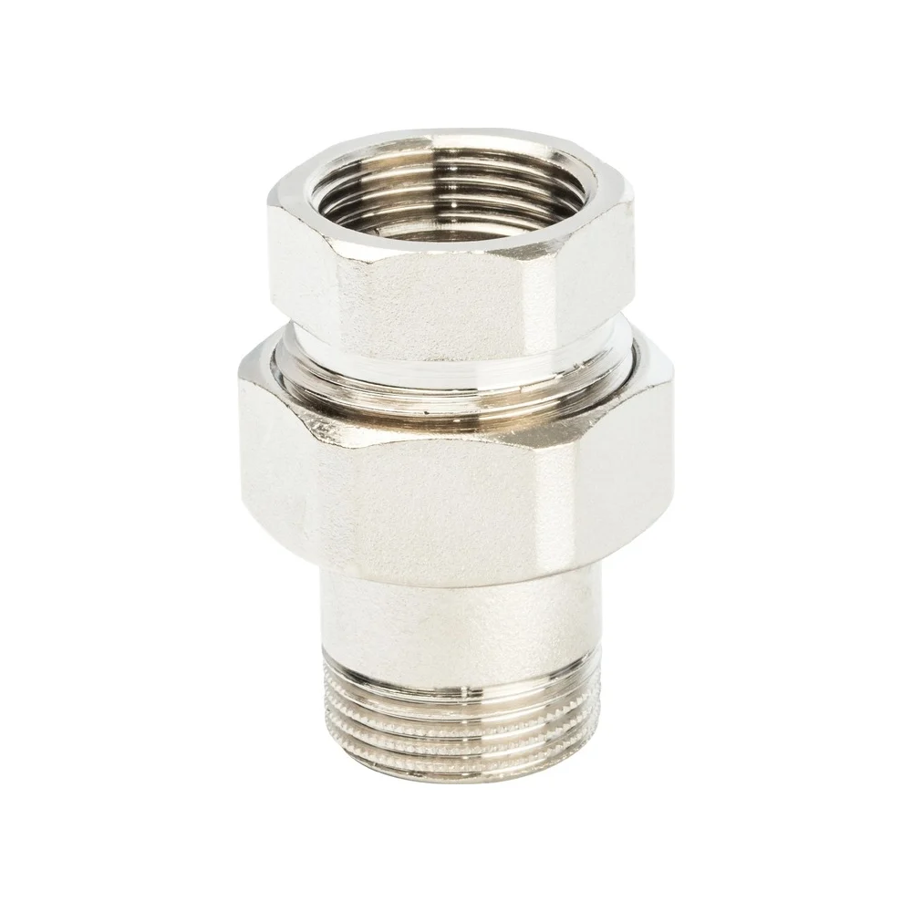Никелированное разъемное соединение-американка STOUT RG008Q0SHSNNI6