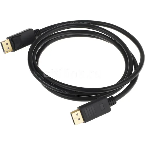 Кабель аудио-видео Buro BU-DP-v1.2-1.5m, DisplayPort (m) - DisplayPort (m), ver 1.2, омедненный, 1.5м, черный