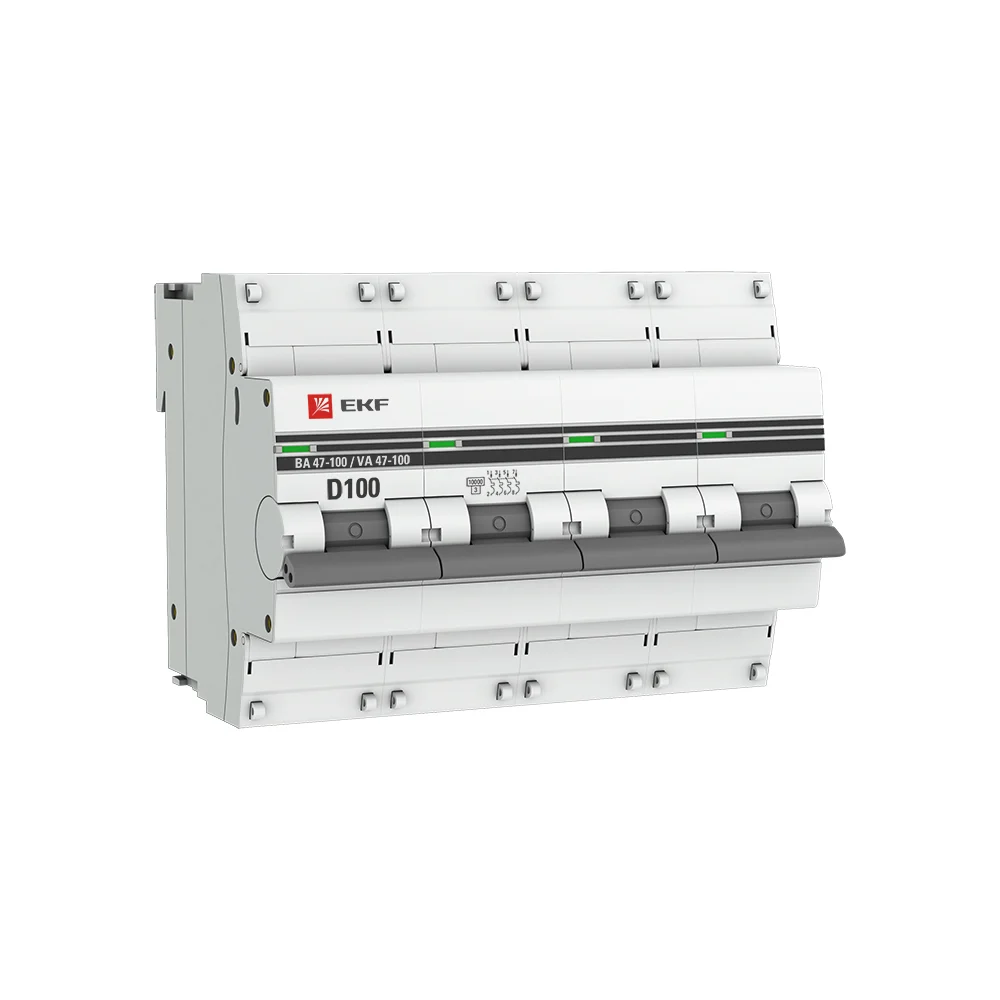 Автоматический выключатель EKF PROxima ВА 47-100 mcb47100-4-100D-pro