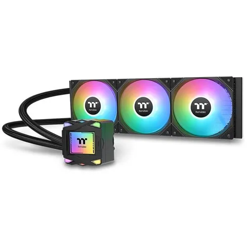 Система водяного охлаждения Thermaltake LA360, 4-pin, ARGB, 120мм, белый, retail [cl-w459-pl12sw-a]