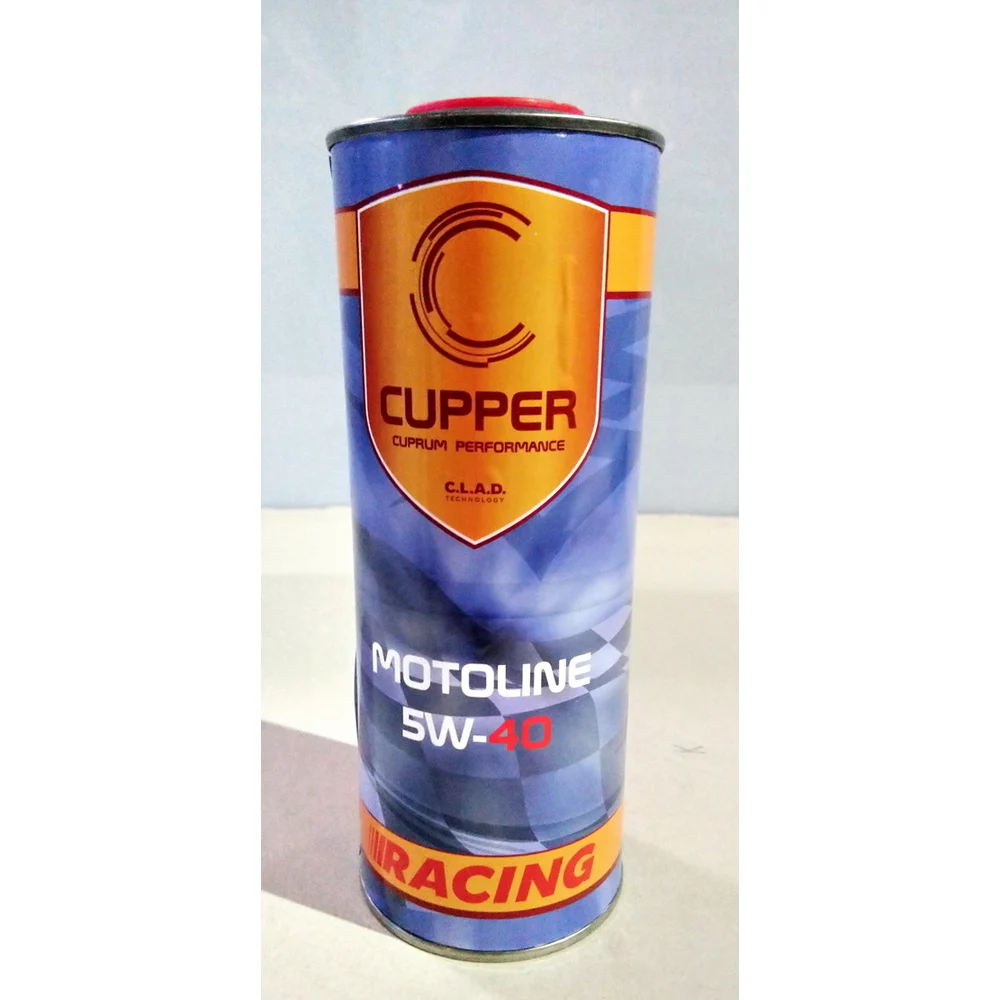 Синтетическое моторное масло для питбайков CUPPER MOTOLINE 5W40 PB5W40-1