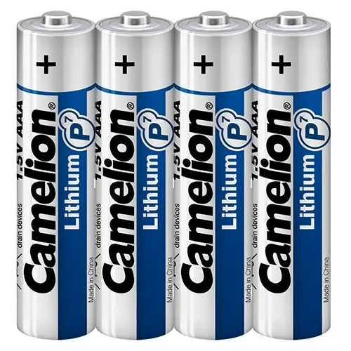 AAA Батарейка CAMELION Lithium FR03-SP4, 4 шт.