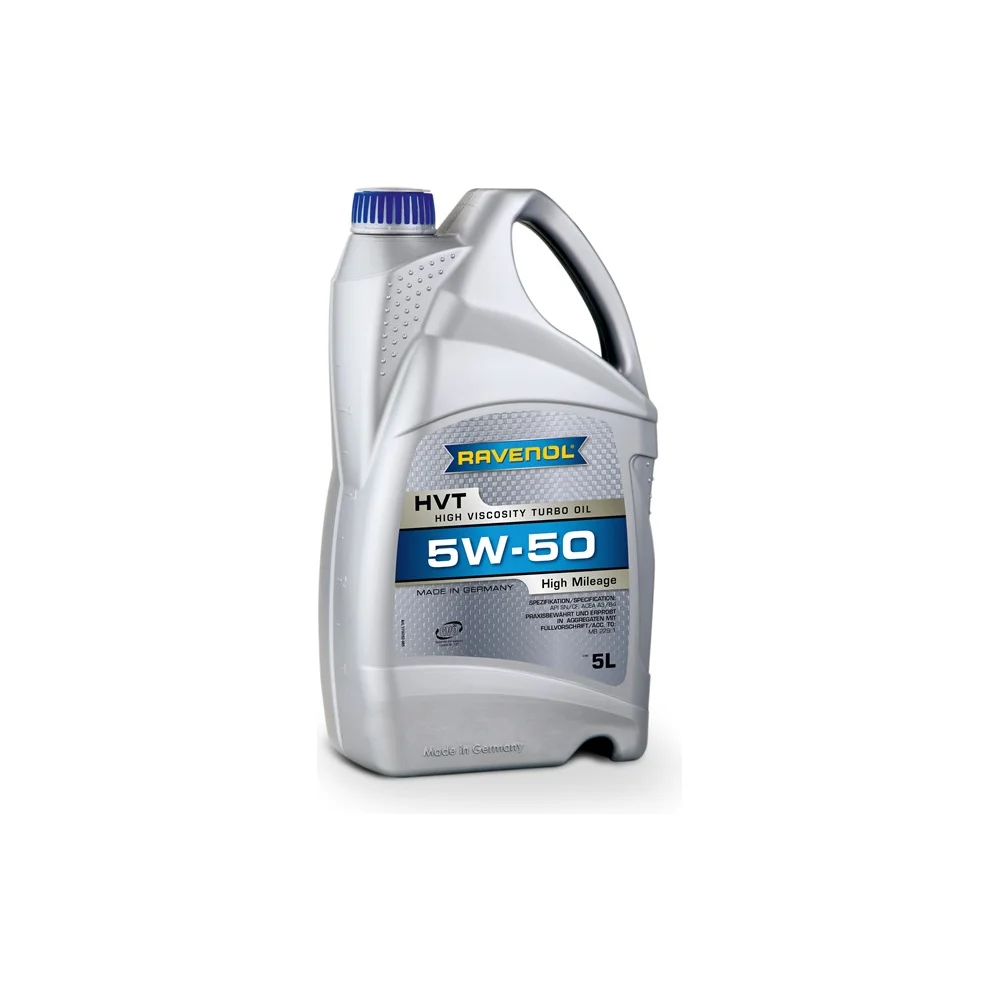 Моторное масло RAVENOL HVT High Viscosity Turbo Oil SAE 5W-50 1116102-005-01-999