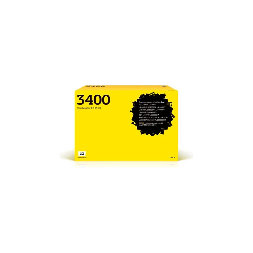 Фотобарабан для Brother HL-L5000, 6200, DCP-L5500, 6600, MFC-L5700, 6700 T2 DC-B3400