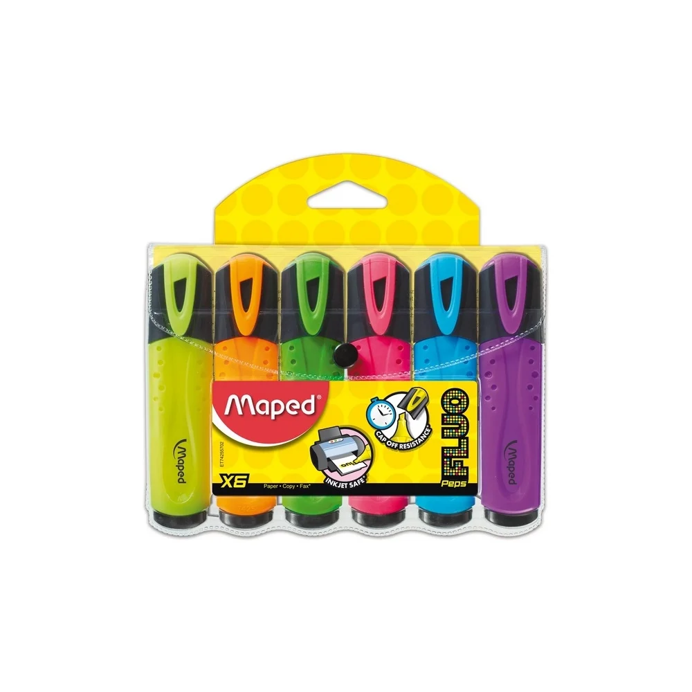 Набор текстовыделителей Maped Fluo Pep's Classic 150773