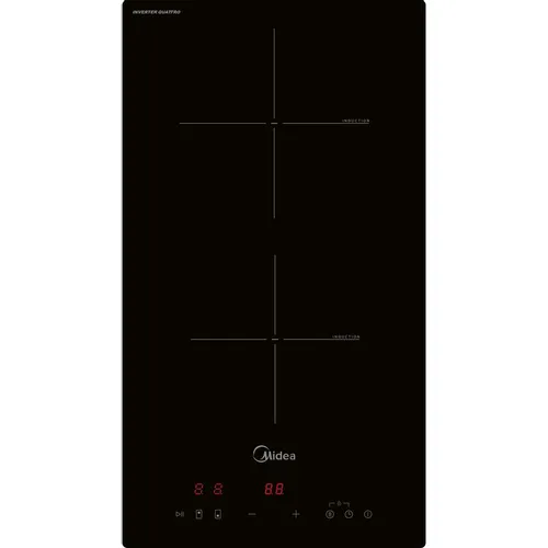 Индукционная варочная поверхность Midea MIH32103, конфорок: 2 шт., стеклокерамика, независимая, черный
