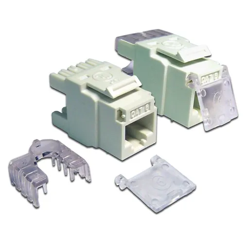 Модуль информационный Lanmaster (LAN-OK45U6/180-WH) UTP Keystone RJ45 кат.6 белый (упак.:1шт)