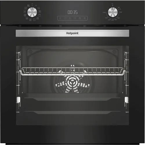 Духовой шкаф электрический HOTPOINT HFE8 1231 JSH BLG, 72л, дверца с 3 стеклами, черный