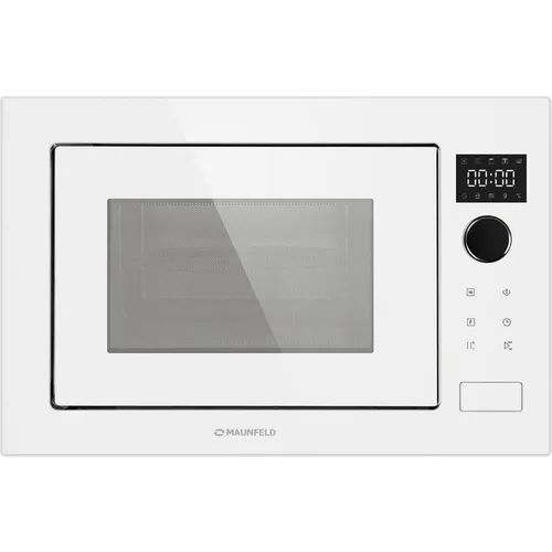 Встраиваемая микроволновая печь MAUNFELD XBMO251GW, 25л, 900Вт, белый [xbmo251gw glossy]