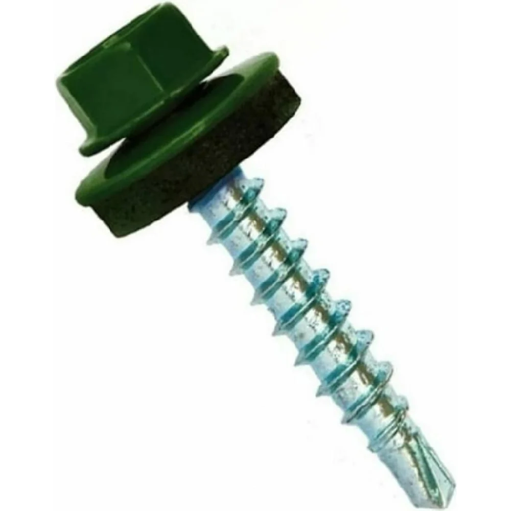 Кровельный оцинкованный саморез STARFIX 4,8x19 мм PT3 RAL 6002 7000 штук SM-74464-7000