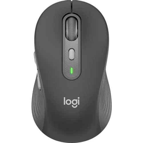 Мышь беспроводная Logitech M750, Bluetooth/Радио, оптическая, USB, 4000dpi, графитовый [910-006269]