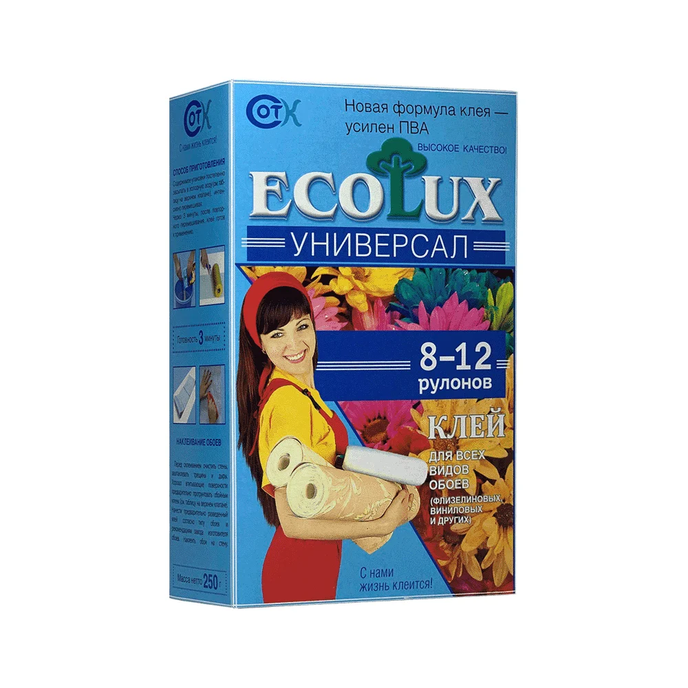 Клей для обоев Ecolux Универсал 4607133680275