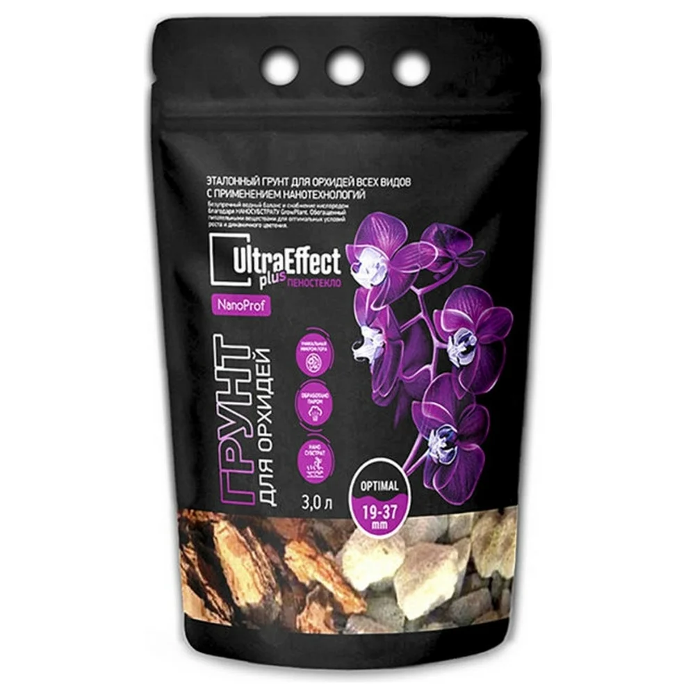 Грунт для орхидей EffectBio UltraEffect+ Пеностекло NanoProf Optimal 4603743270141