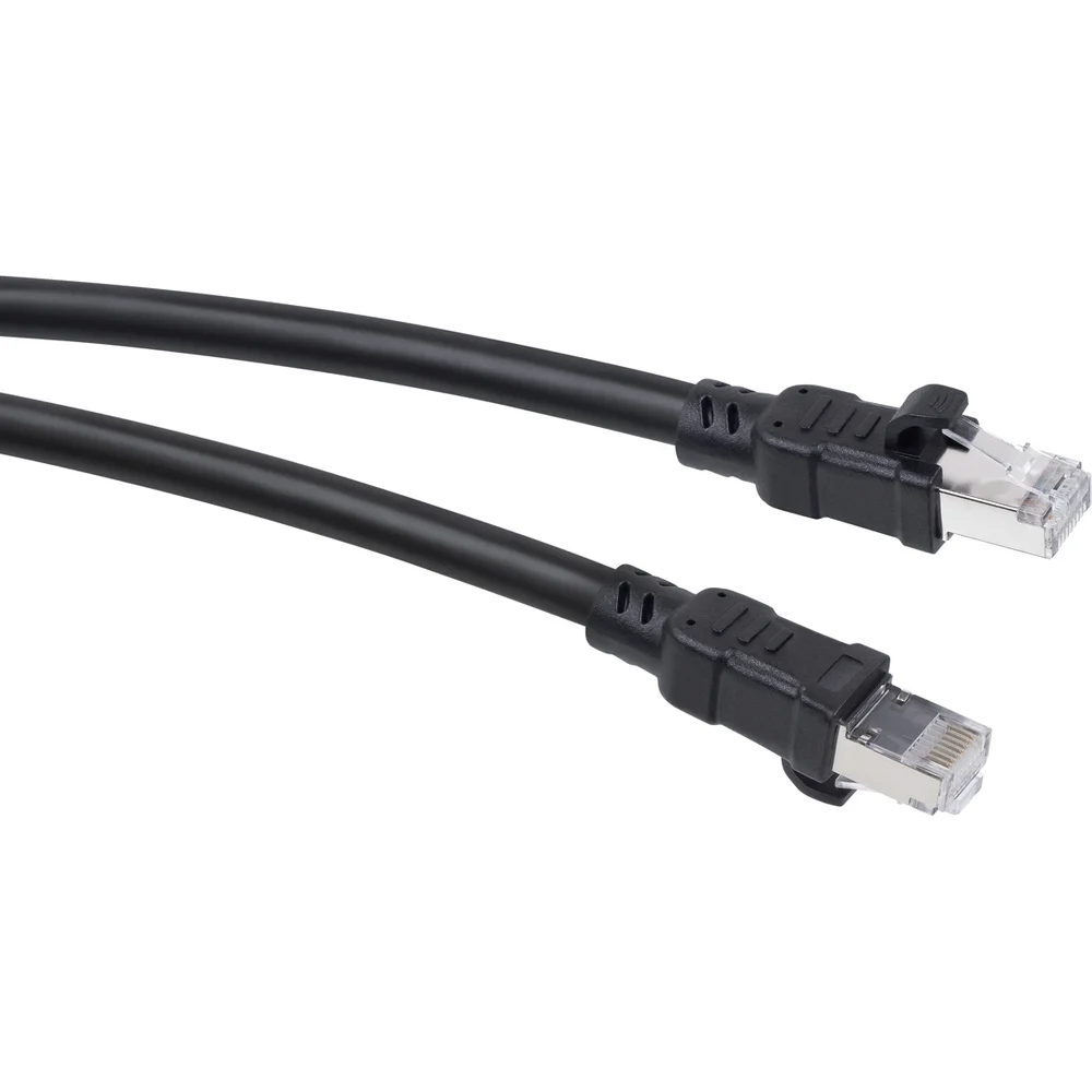 Экранированный патч-корд Cabeus PC-ARM-FTP-RJ45-Cat.6a-1m-PE