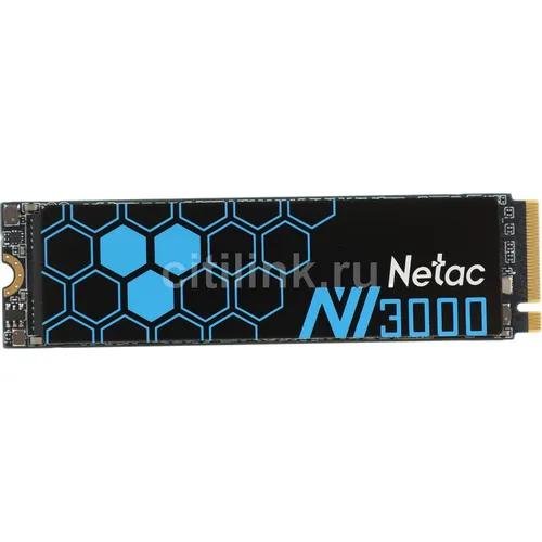 SSD накопитель NETAC NV3000 NT01NV3000-250-E4X 250ГБ, M.2 2280, PCIe 3.0 x4, NVMe, M.2