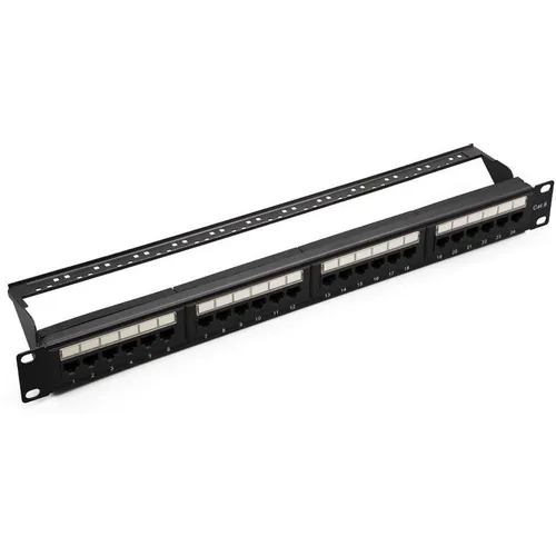 Патч-панель Suprlan 10-0427 19" 1U 24xRJ45 кат.6 UTP
