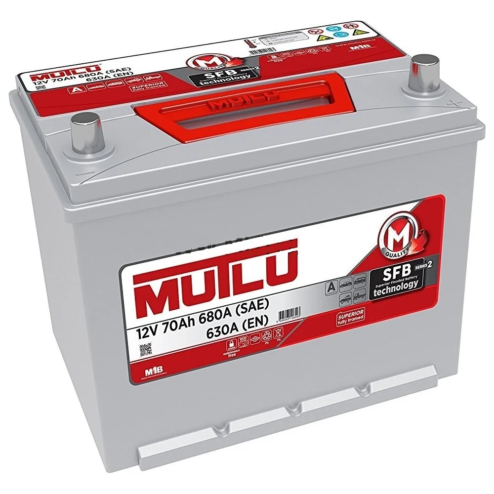 Аккумулятор Mutlu SFB M2 6СТ-70.0 80D26FL D26.70.063.С