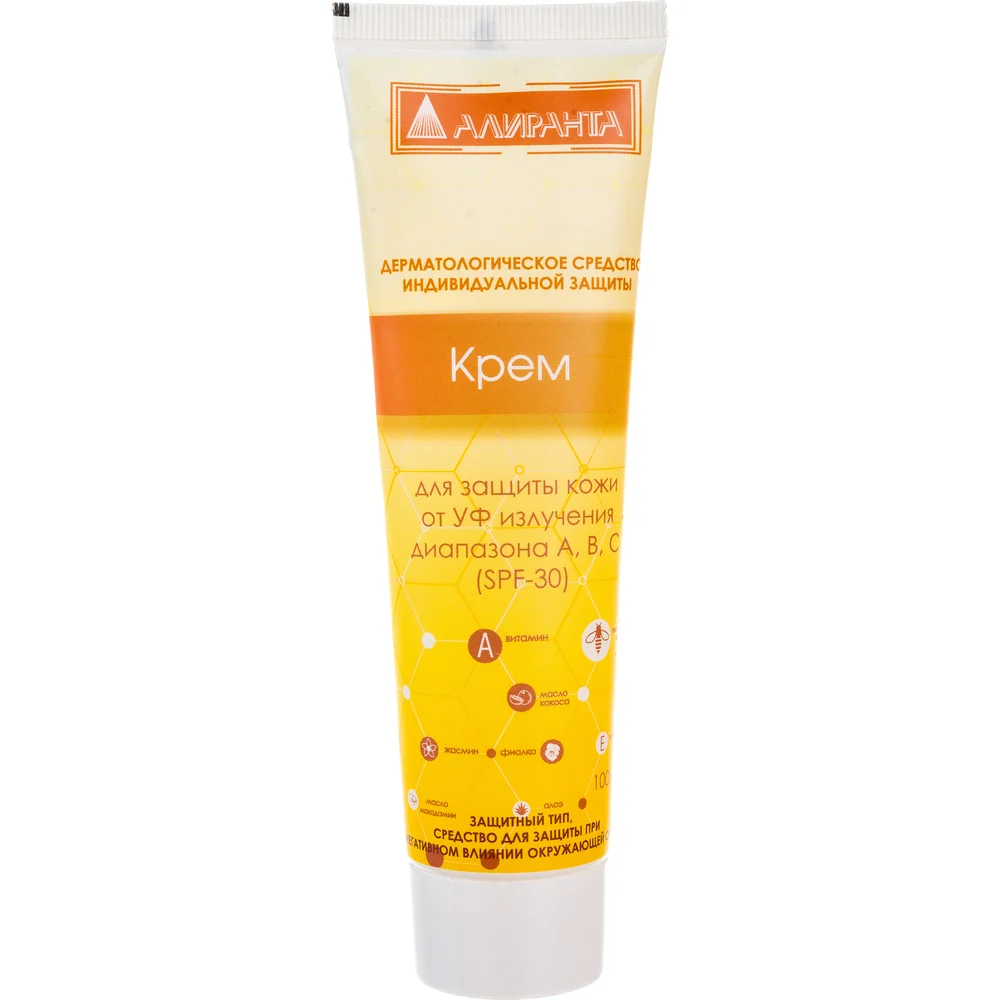 Крем для защиты кожи от УФ излучения Алиранта SPF 30 10029
