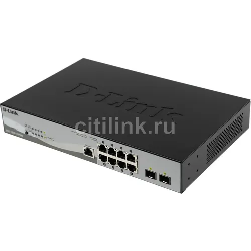Коммутатор D-Link DGS-1210-10P/ME/B1A, управляемый
