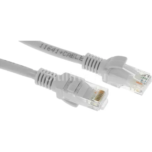 Патч-корд PREMIER PP31-1M-LSZH литой (molded), UTP, кат.5E, 1м, 4 пары, 24AWG, алюминий омедненный, многожильный, серый