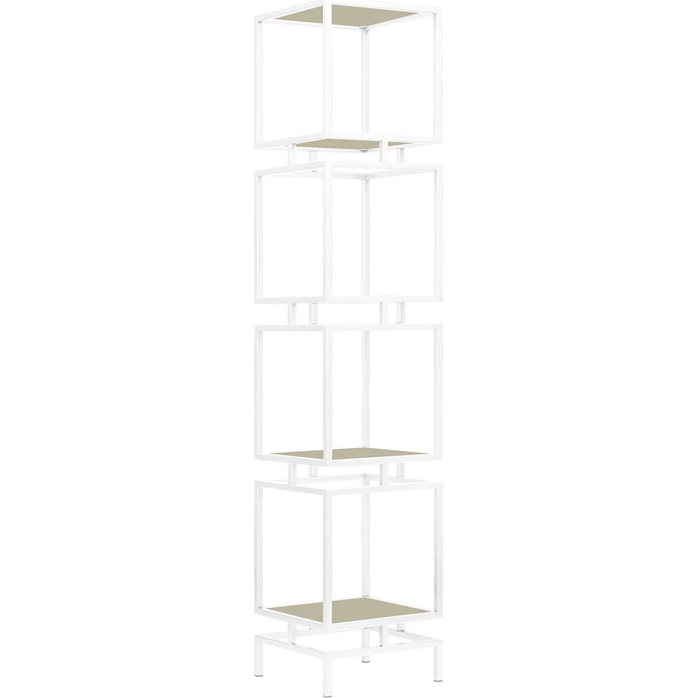 Стеллаж GreenWeen CUBIC-4 GW-CUBIC-4-W-LD-GS