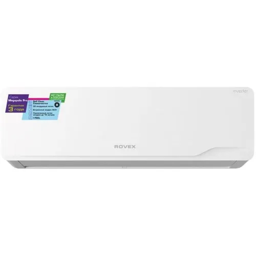 Сплит-система инверторная ROVEX Megapolis Pro RS-07CBS5 настенная, до 21м2, 7000 BTU, (комплект из 2-х коробок)