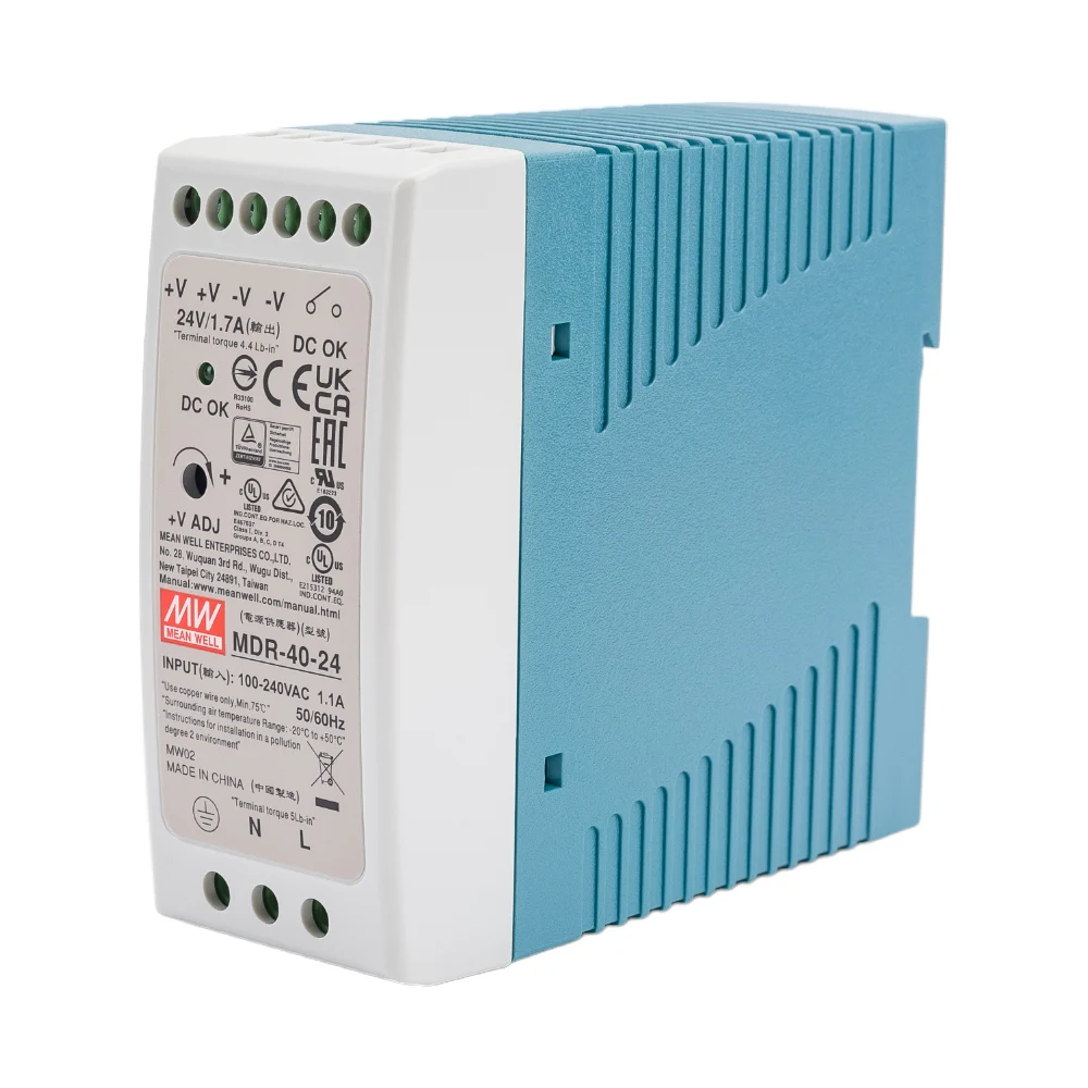 Источник питания Mean Well MDR-40-24 Т00252356