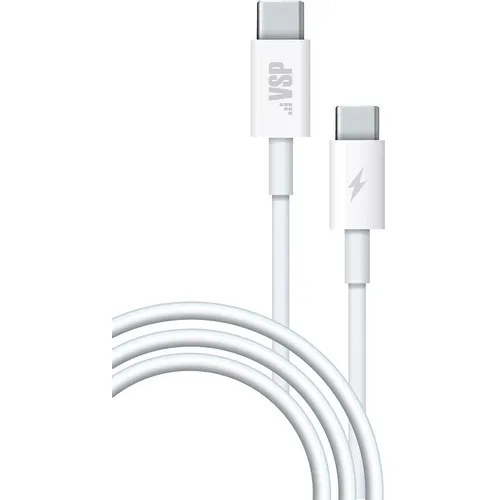 Кабель BORASCO USB Type-C (m) - USB Type-C (m), 1м, черный [38526]