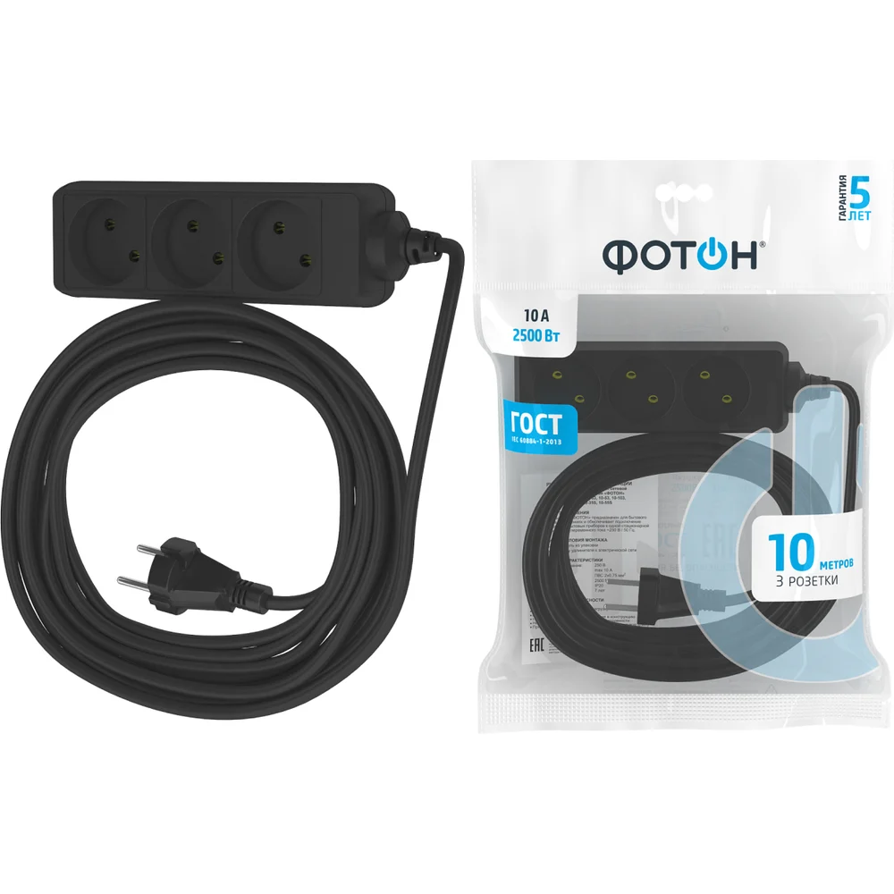 Сетевой удлинитель ФОТОН 10-103 22721