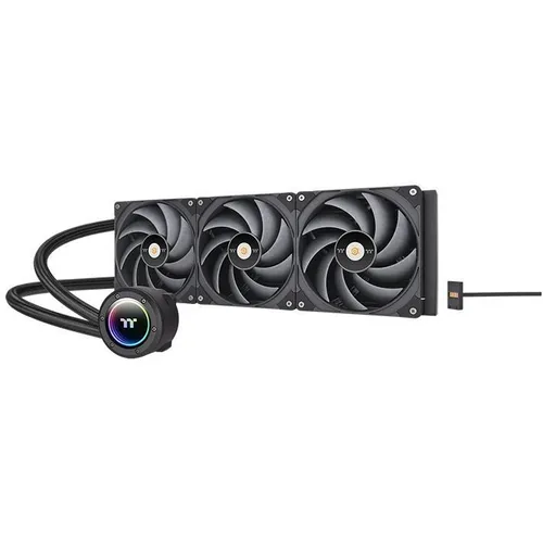 Система водяного охлаждения Thermaltake Toughliquid 360 Ex Pro, 4-pin, ARGB, 120мм, черный, retail [cl-w400-pl12bl-a]
